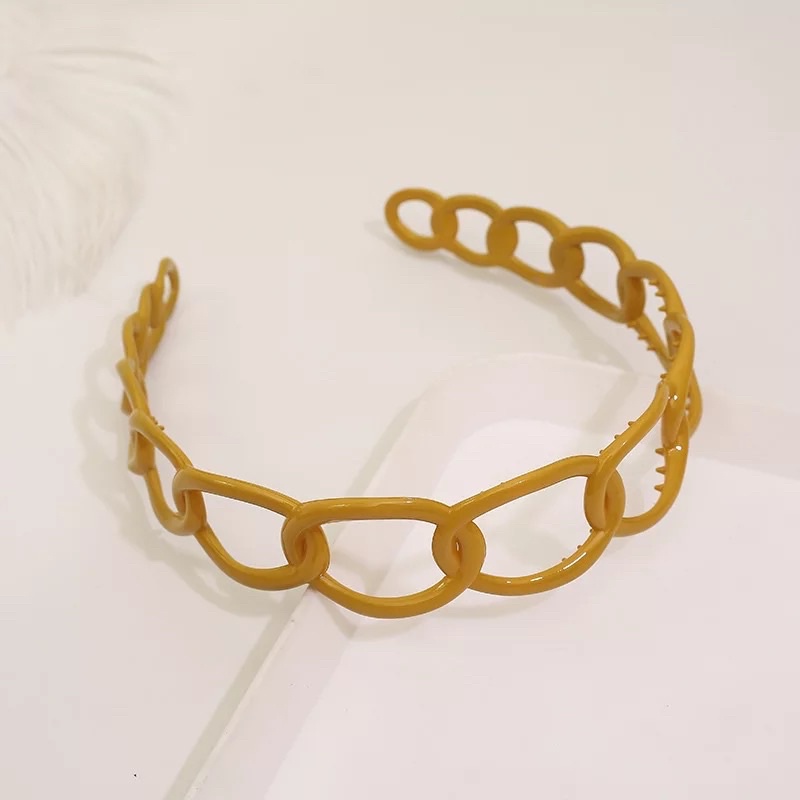 BANDO DOFF MOTIF RANTAI 2CM / BANDO DOFF KOREA / BANDO PREMIUM MATTE DOFF KOREA / BANDO KOREA WARNA DOFF