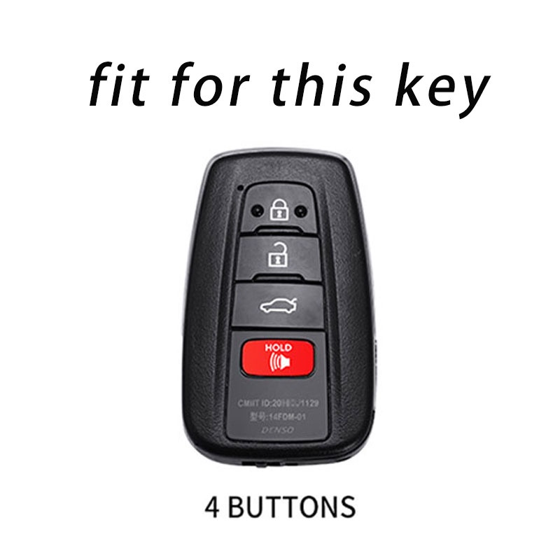 Casing Kunci Remote Mobil Bahan TPU Untuk Toyota Prius Camry Corolla CHR C-HR RAV4 Land Cruiser Prado