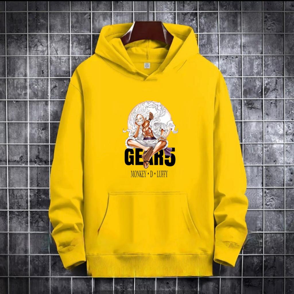 SWEATER HOODIE GEAR5 ONE PIECE / HOODIE MURAH TERLARIS / HOODIE UNISEX / HOODIE PRINTING