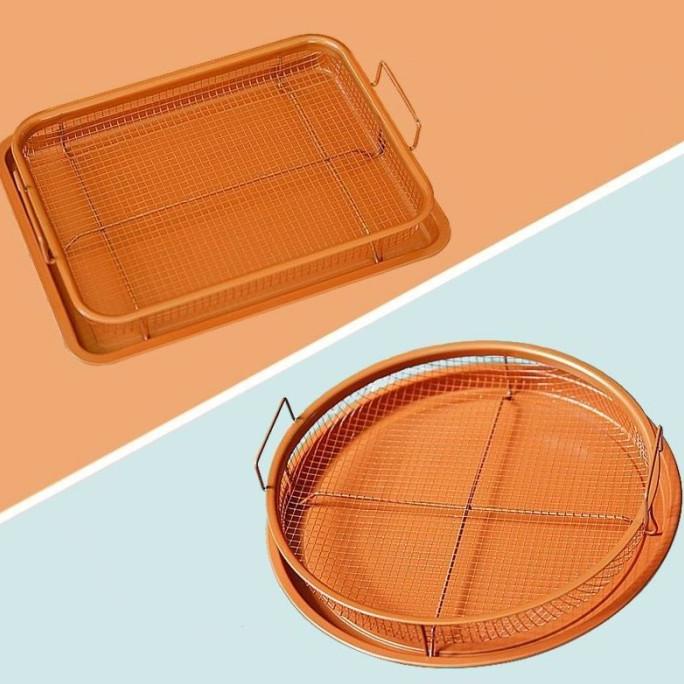 Cooper Crisper Tray Oven Tray Peniris Minyak Cooling Rack
