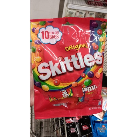 

Skittles Fun Size isi 10 packs Malaysia