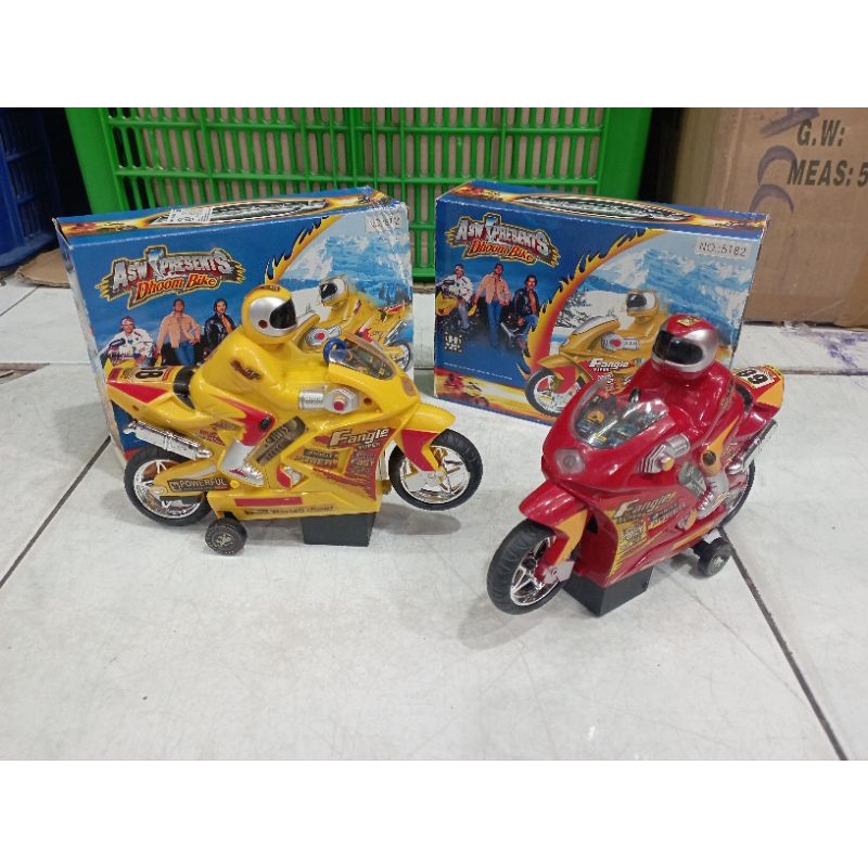 gratis baterai  mainan motor gp lampu musik motor baterai motor rossi