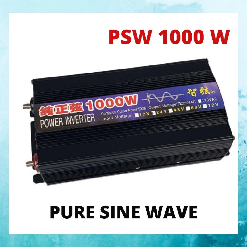 SUNYIMA Pure Sine Wave Car Power Inverter DC 24V to AC 220V - SY1000