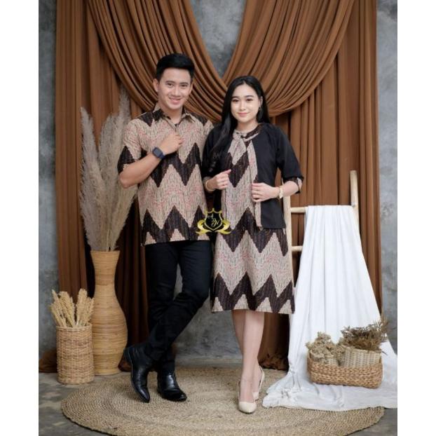 PRODUK- COPLE DRES BOLERO ZIGZAG/ATASAN BATIK WANITA/BAJU NATAL/DRES BATIK/COPLE ZIGZAG/BAJU KONDANG