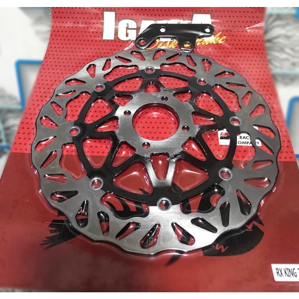 piringan depan RX KING NEW 300 MM PLUS BREKET DISK CAKRAM DEPAN RX KING NEW BESAR 30CM