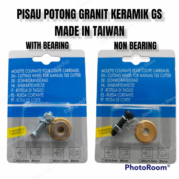 Mata Pisau Potong Granit Keramik Dorong Manual Gs Made In Taiwan Asli