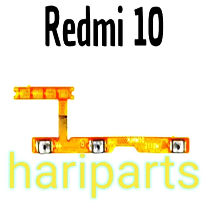 FLEXIBLE FLEKSIBEL XIAOMI REDMI 10 ON OFF VOLUME