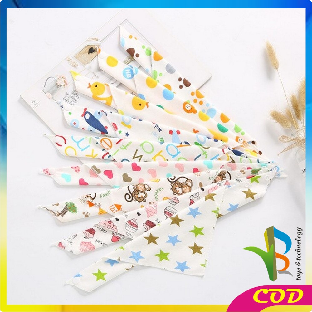 RB-P34 Celemek Makan Bayi Lucu Slaber Segitiga Baby Bibs Slabber Bayi Sleber Air Liur Bayi Murah