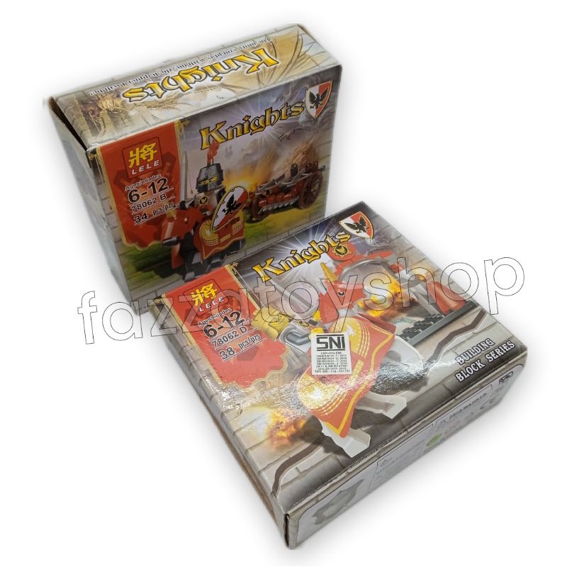 mainan bricks nexo knights plus kuda lele 78062