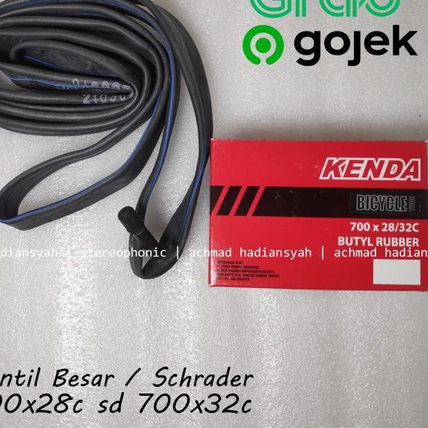 Ban 700 Ban dalam KENDA Schrader Valve 700x28c Ban dalam KENDA 700x32c