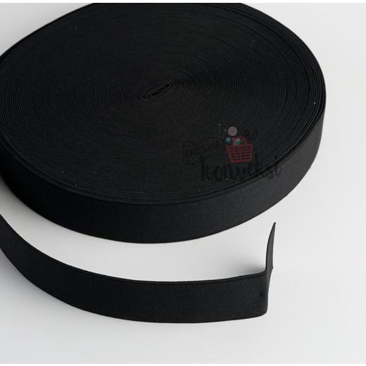 Karet Elastis Hitam Penguin 2.5 cm (1")