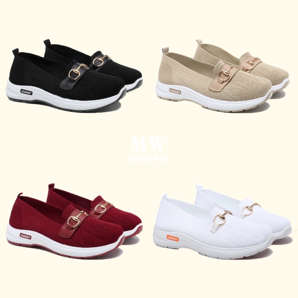 Joanne Sepatu Slip On Sneakers Wanita Original
