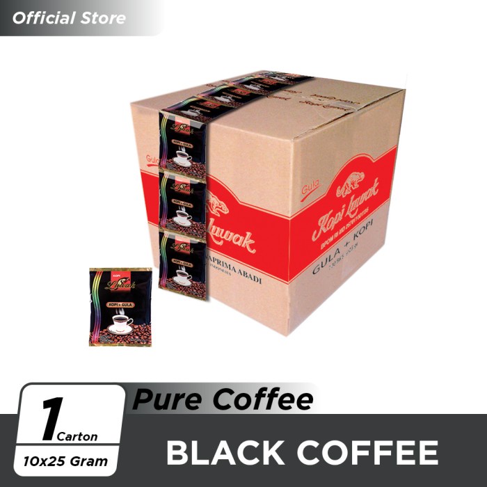 

KOPI LUWAK GULA RENCENG 20X25GR - 10 PCS [CARTON]