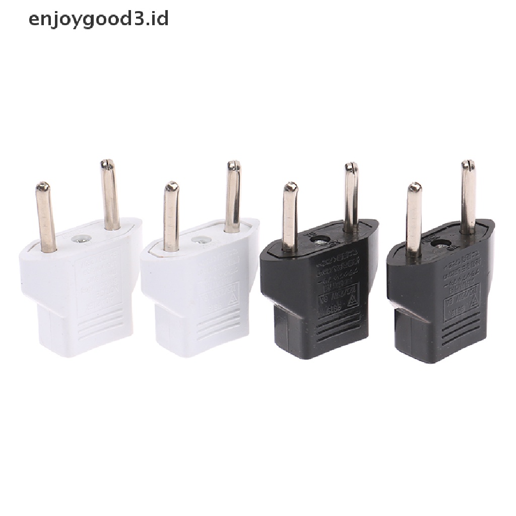 5pcs Adapter Charger AC Power Plug EU Untuk Travel