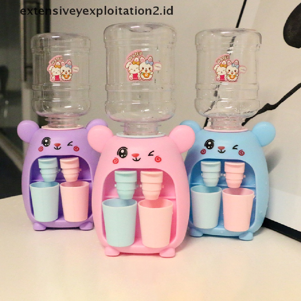 Mainan Simulasi Dispenser Air Mini Motif Kartun Untuk Anak