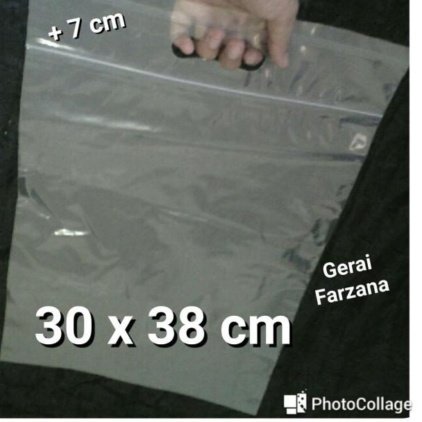 

Plastik Klip Gantung 30x38 + 7 cm Bening / Klip POND Bening Per Pack