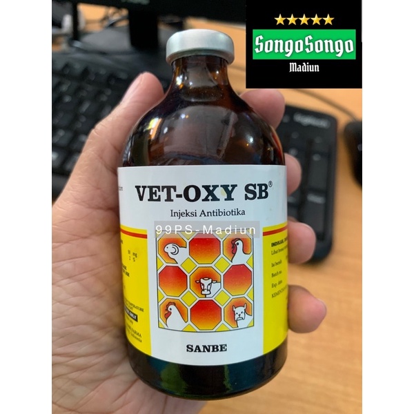 Jual VETOXY SB 100ml Antibiotik Injection /antibiotik hewan SANBE