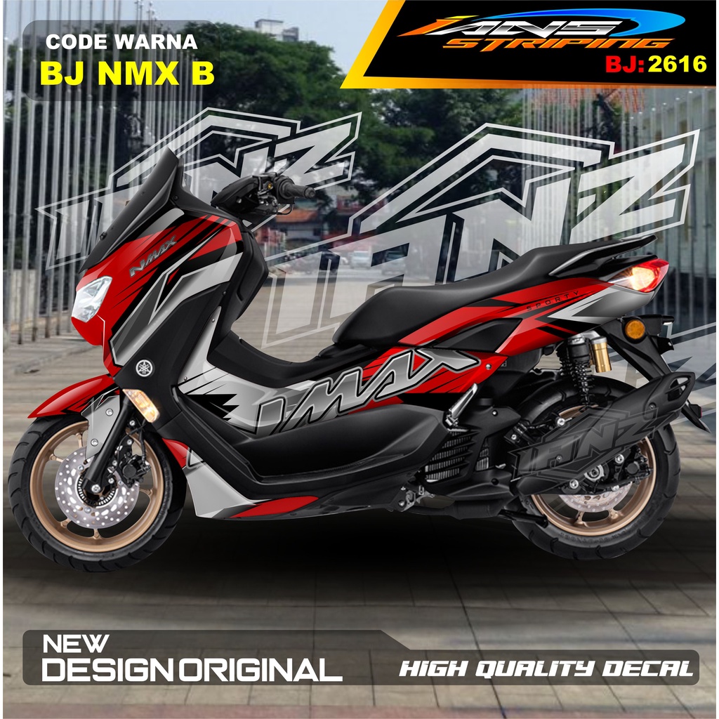 DECAL STICKER NMAX FULL BODY NEW DESAIN / STICKER VARIASI ALL NEW NMAX TERBARU  / STICKER NMAX OLD