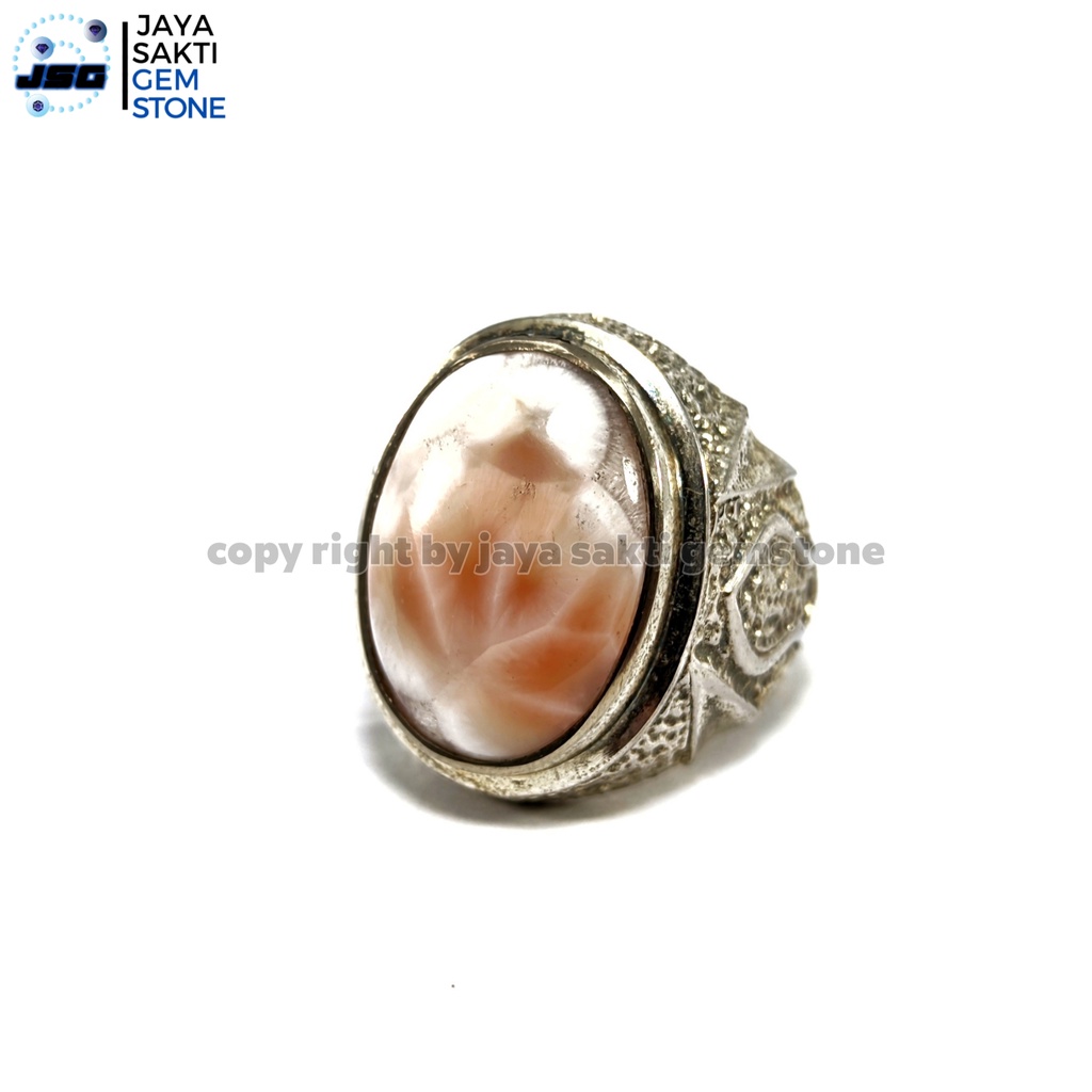 Natural Batu Akik Thomsonite Tumpang Hanoman TH07