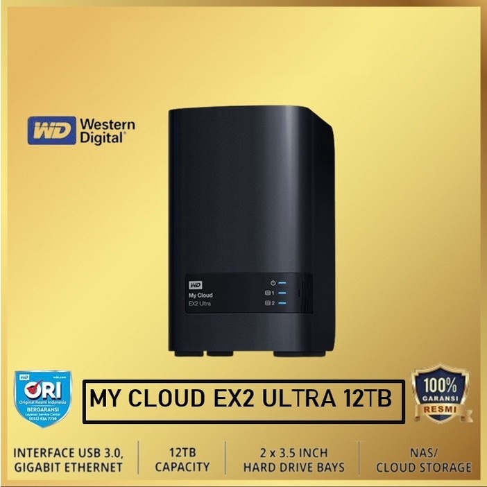 WD My Cloud EX2 Ultra 12 TB Personal Cloud Storage Western Digital