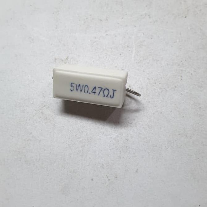 BISA COD Resistor 5W 5 Watt 0,47 ohm 0,47ohm