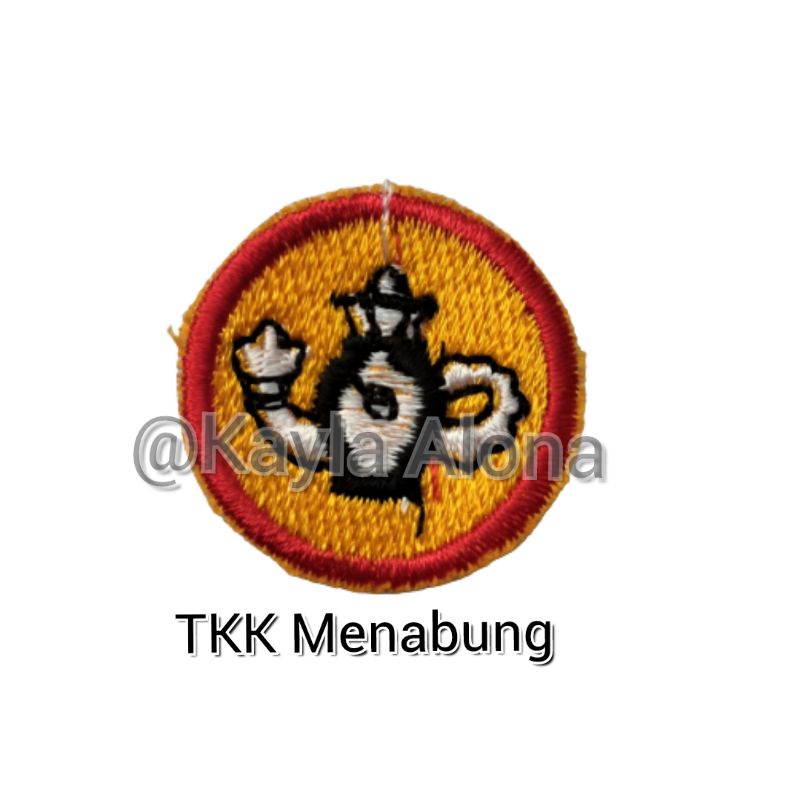 BET / BADGE TKK WAJIB PURWA PENGGALANG ( 1 PAKET = 10 TKK WAJIB )