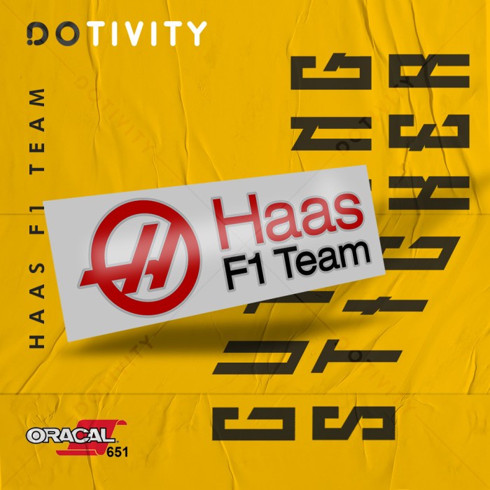 

Cutting Sticker HAAS F1 TEAM V4 2 Colors