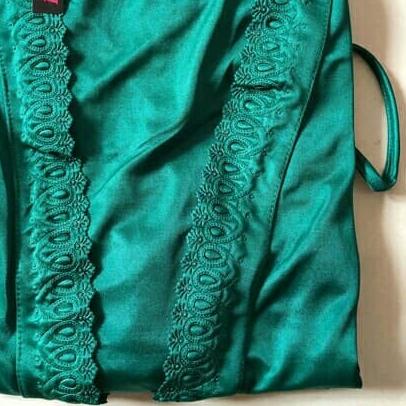 set baju tidur satin cantik/ set lingerie baju tidur model kimono