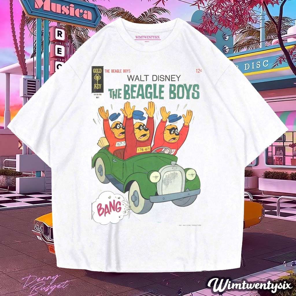 Wimtwentysix “The beagle boys” Oversized T-Shirt | Kaos oversize | Vintage tee