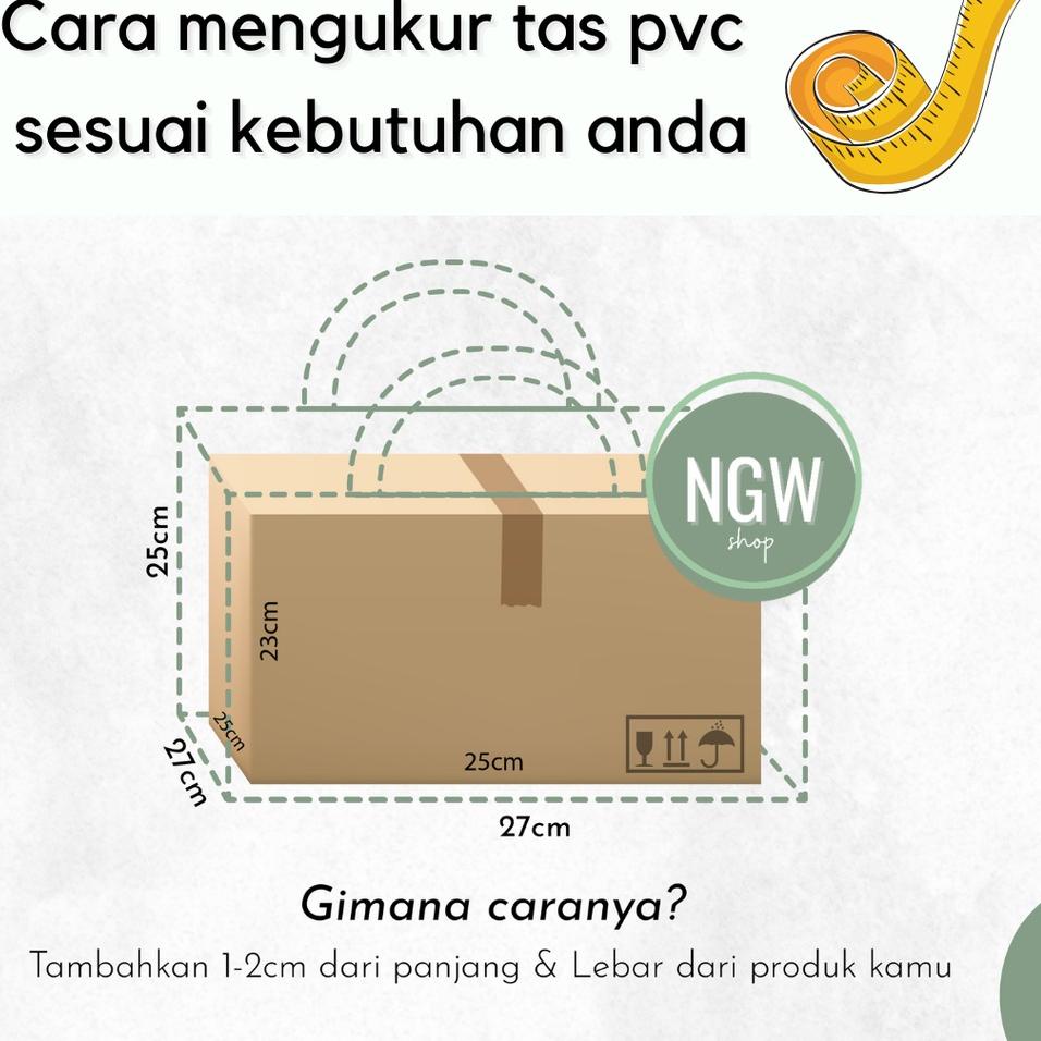 

㊝ Tas mika hampers pvc 25 cm x 25 x 25 goodie bag ready stock ㊎