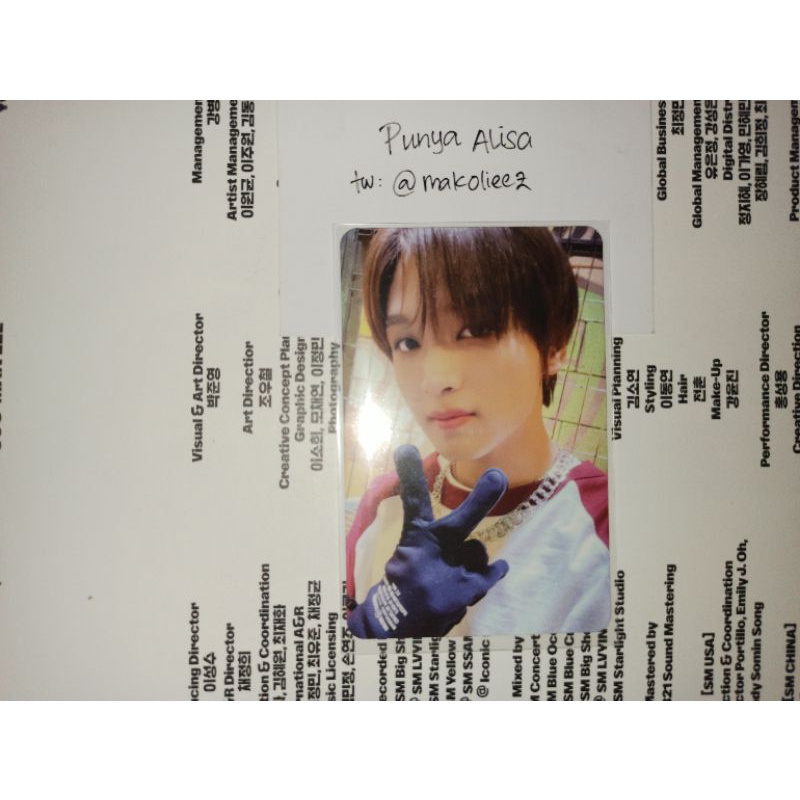 PC HAECHAN TRADING CARD TC UNIVERSE LET'S PLAY BALL LPB