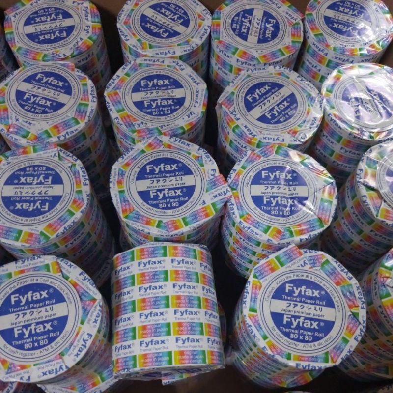 

Kertas Thermal 80x80 Fyfax / Kertas Kasir Thermal 80x80