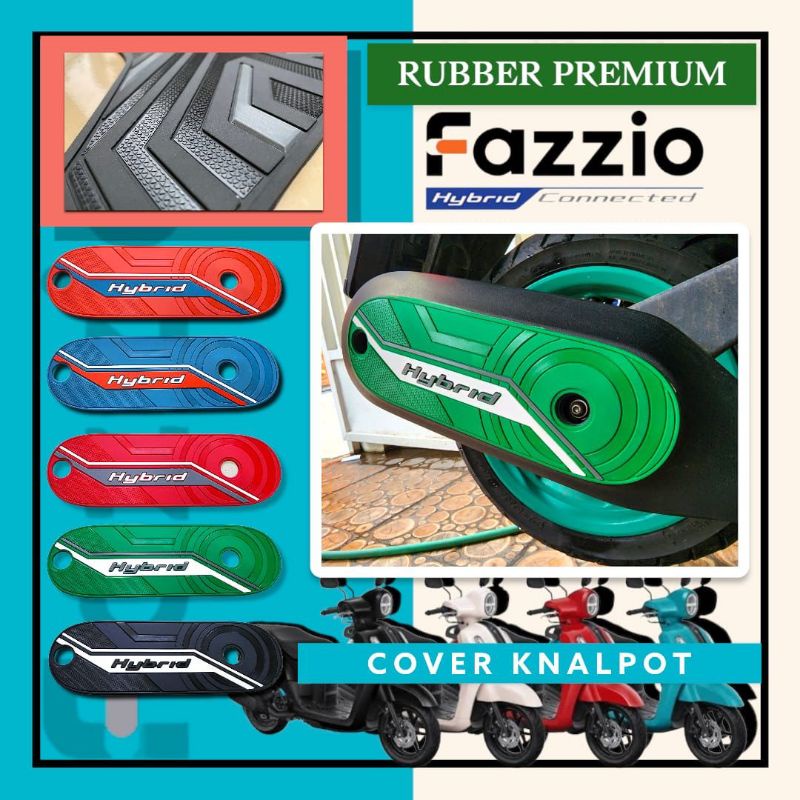 Cover Knalpot Fazzio Rubber Stiker Karet Knalpot Fazzio