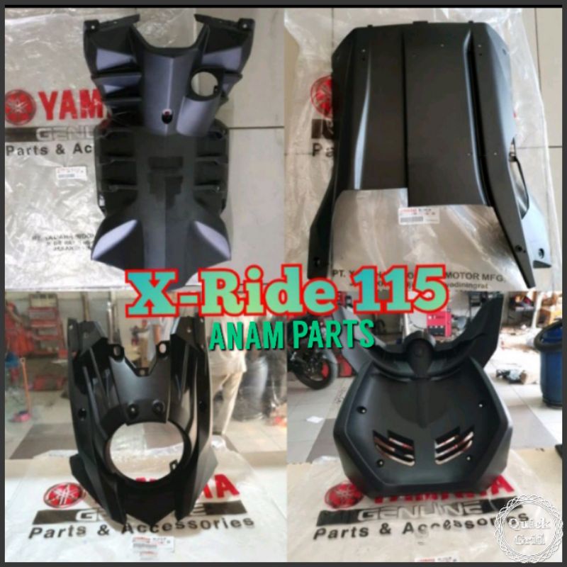 PAKET COVER KONTAK PARUH KOLONG TAMENG YAMAHA X RIDE X-RIDE 115 PART ORIGINAL YAMAHA