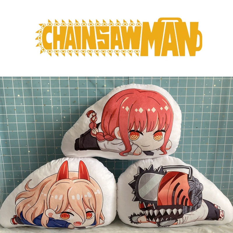 Mainan Mewah Chainsaw Man Makima Power Cushion Halus Ideal Untuk Waktu Tidur Siang Atau Menghias Tempat Tidur Anda