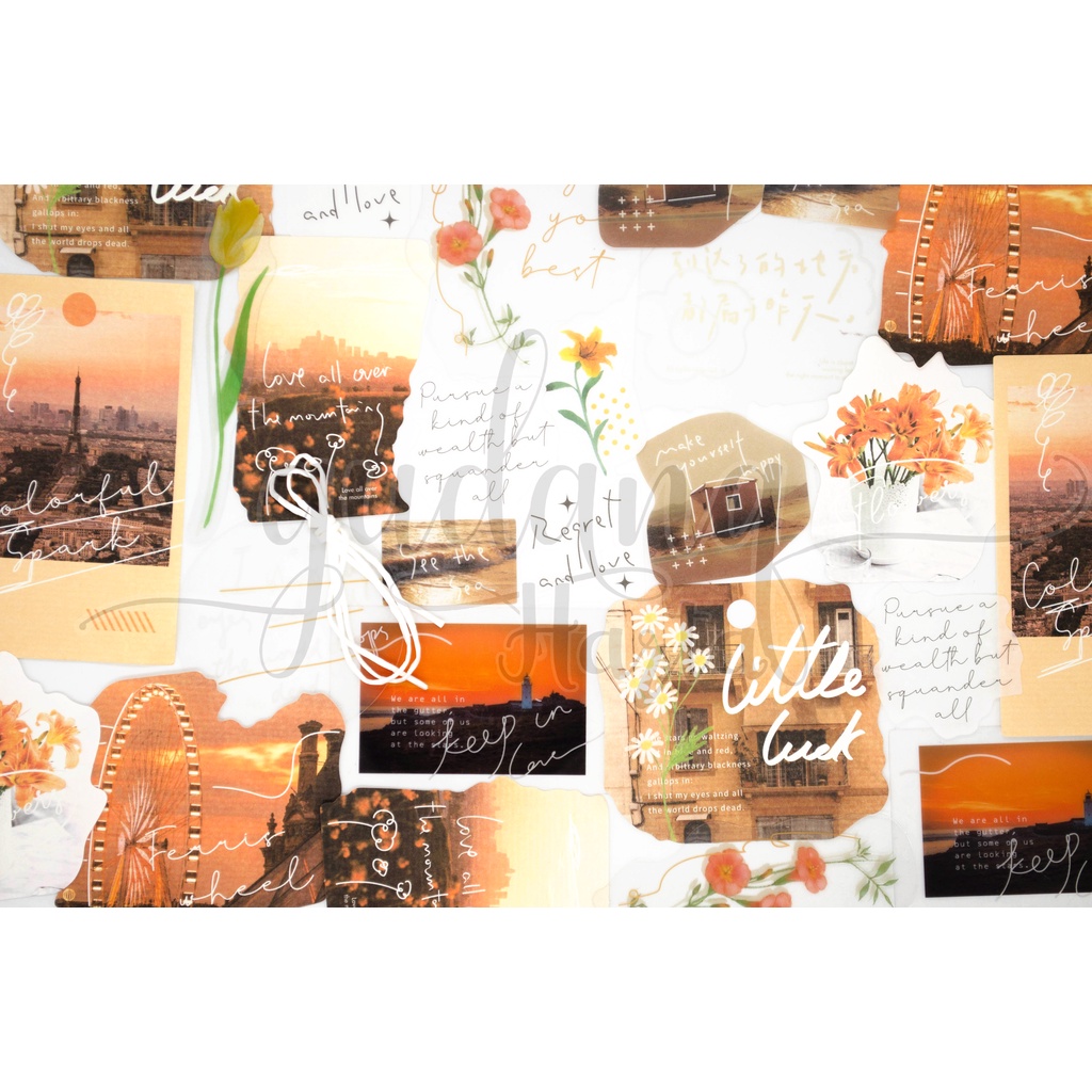 

Journal Deco Set Bahan Tulis Kertas Motif Daun Lucu Sticker DIY Scrapbook GH 303022