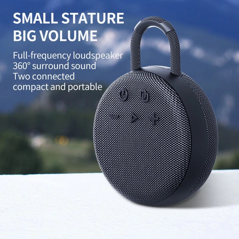 Zealot Portable Bluetooth Speaker Outdoor Waterproof - S77 - Black