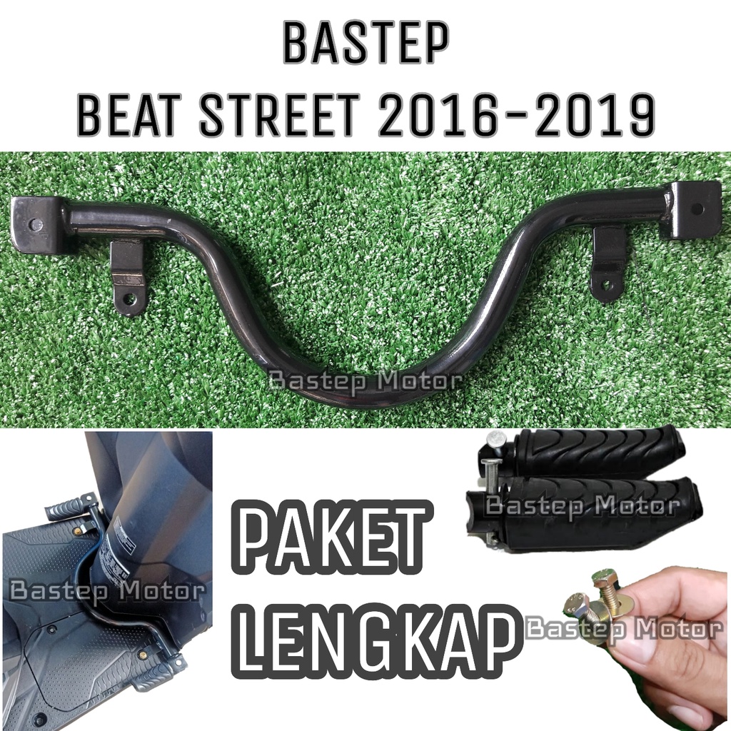 PIJAKAN KAKI DEPAN MOTOR MATIC BASTEP FOOTSTEP HONDA BEAT STREET LENGKAP