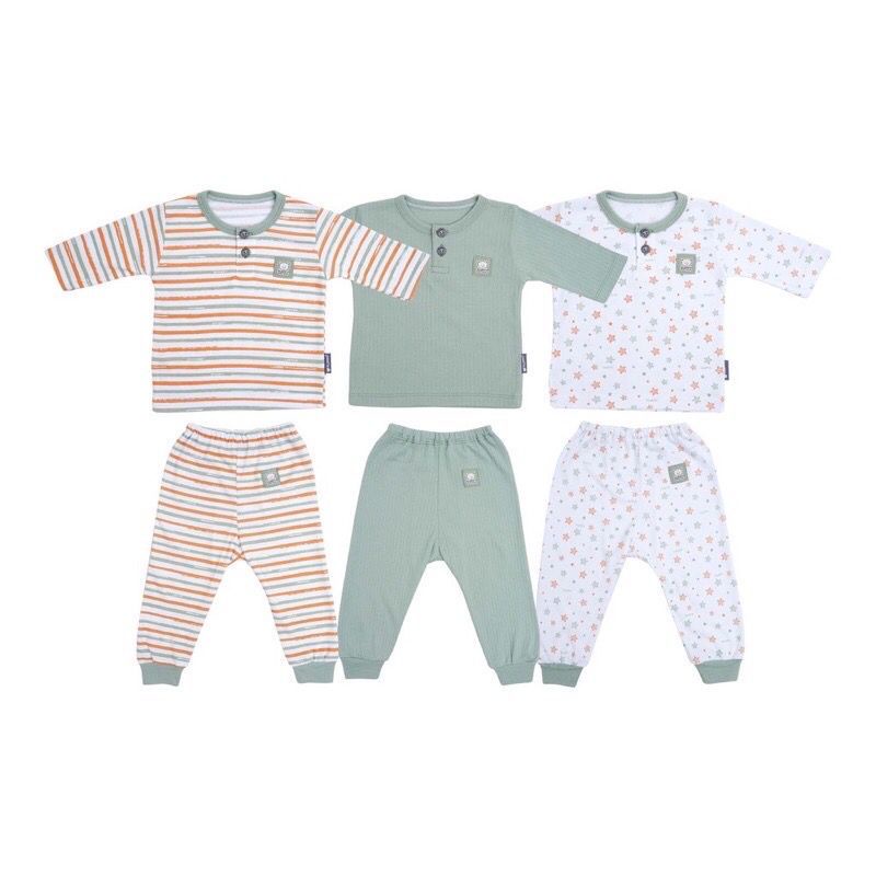 BAJU TIDUR ANAK FLUFFY BABY TERMURAH!! Oblong baju panjang celana panjang Size SML