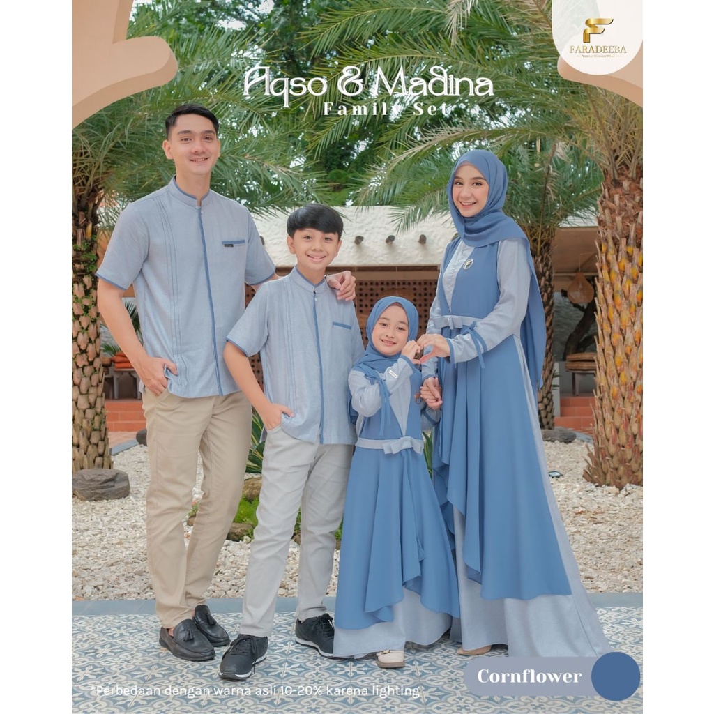 Sarimbit Keluarga. Sarimbit Couple. Sarimbit Muslim. Sarimbit Aqso & Madina by Faradeeba (Ready Stoc
