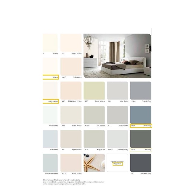 CAT VINILEX 5 KG 5KG VINILEX KEMBANG 5000 NIPPON PAINT