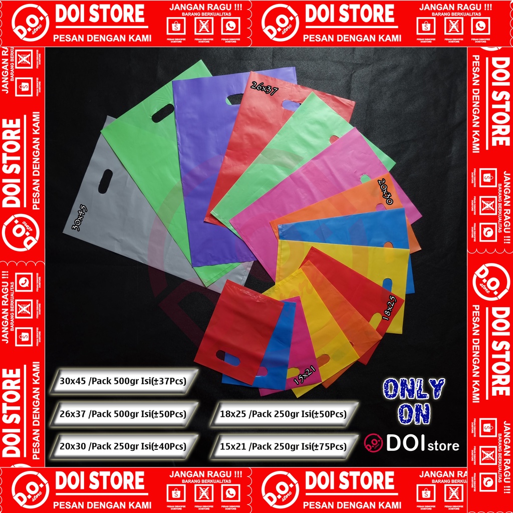 PLASTIK OLSHOP / PLASTIK PACKING / PLASTIK HD PLONG