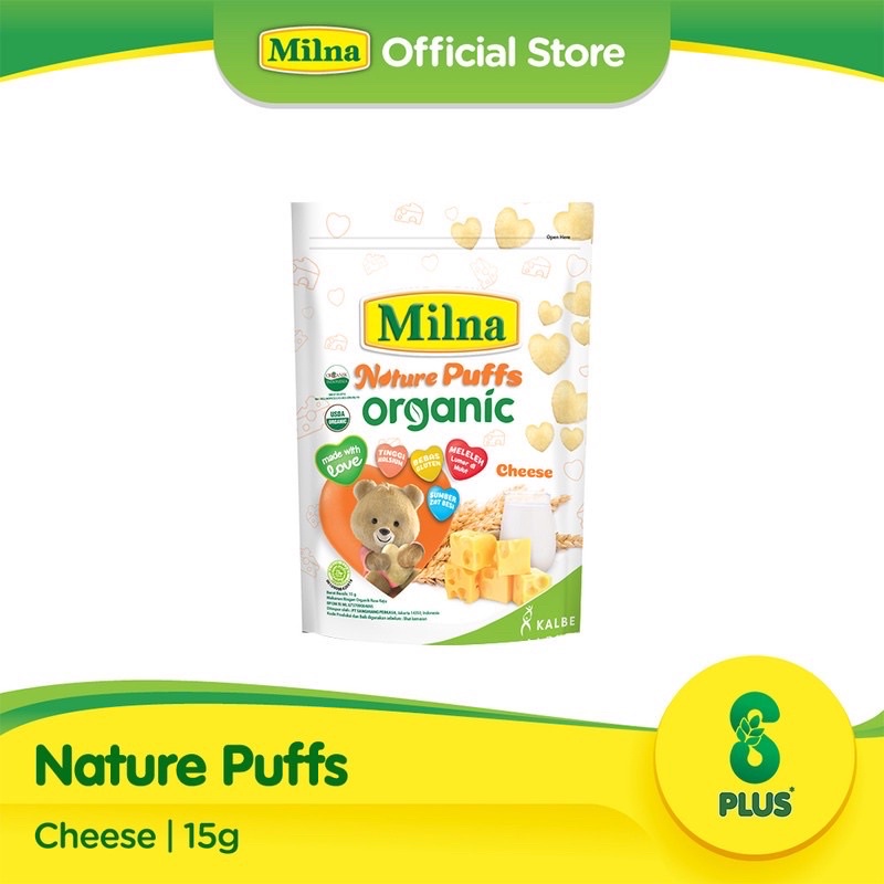 Milna puff organics - snack mpasi