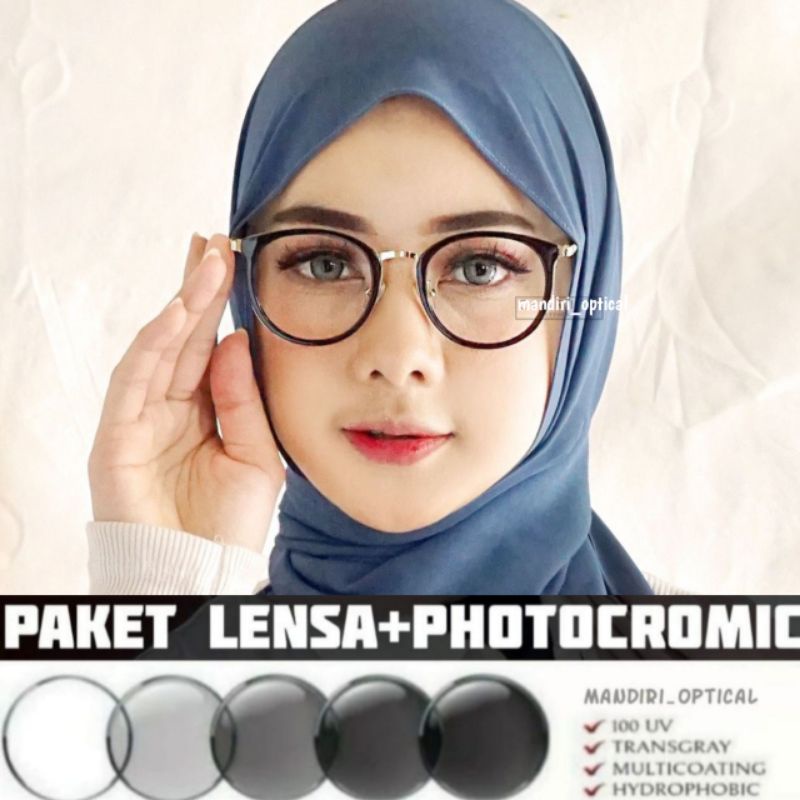 [BISA COD] Frame kacamata fashion | kacamata minus | kacamata photocromic | kacamata anti radiasi | kacamata wanita | kacamata pria | lensa minus | lensa photocromic | kacamata hitam | kacamata hitam wanita | kacamata cat eye photocromic