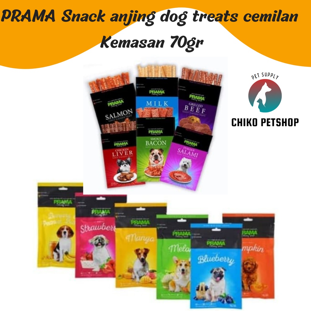 Prama Dog Treat 70gr Cemilan Anjing Snack Anjing Prama