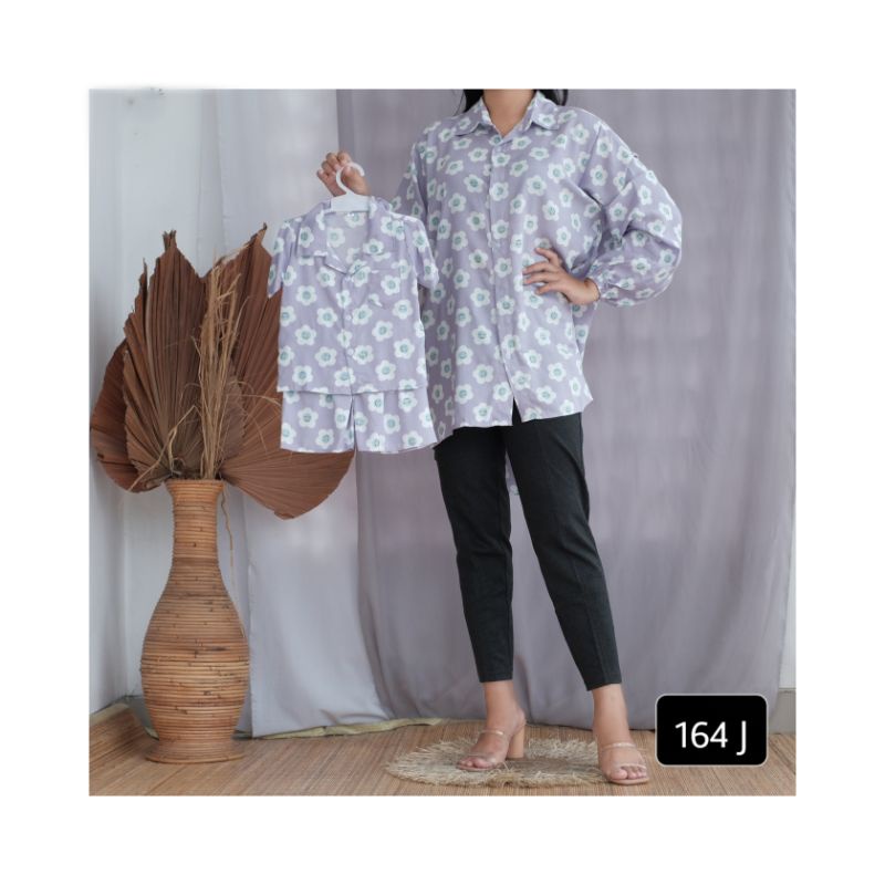 couple ibu dan anak /kemeja couple rayon /set rayon couple