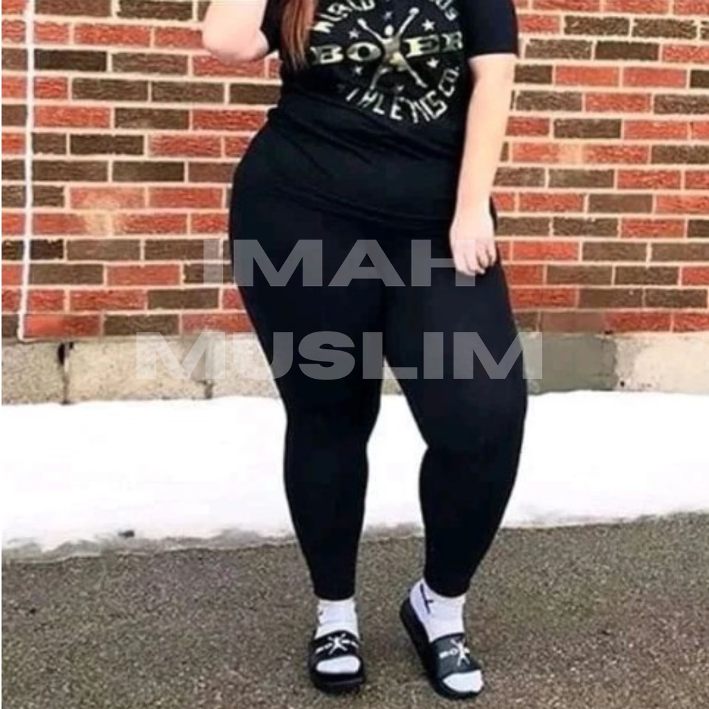 Celana Legging Panjang size Standar 35-55kg Jumbo  55-85kg Super JUMBO 85-120kg Panjang Ketat Premium