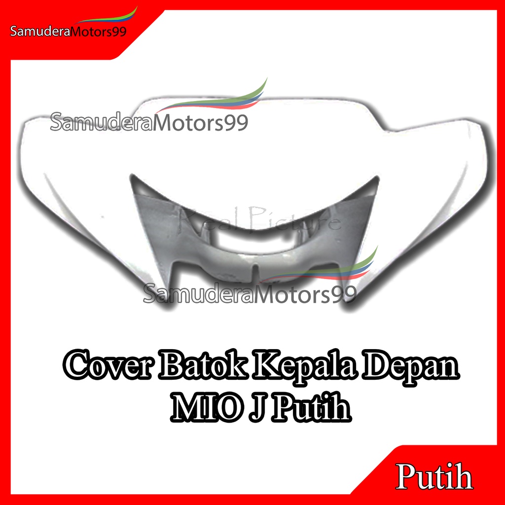 Batok Kepala Depan MIO J Putih/ Cover Batok Bagian Depan MIO J
