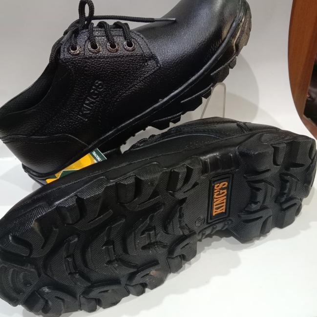 sepatu safety king - Hitam, 38