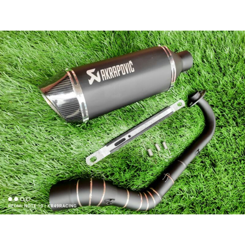 KNALPOT RACING AKRAPOVIC BASS ADEM NMAX BEAT AEROX MIO VARIO LEXY PCX